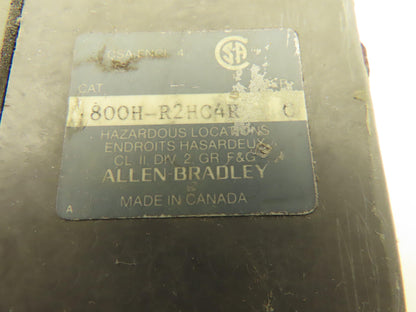 Allen Bradley 800H-R2HC4R Push Button Enclosure NEMA 4x Rosite Lot of 2