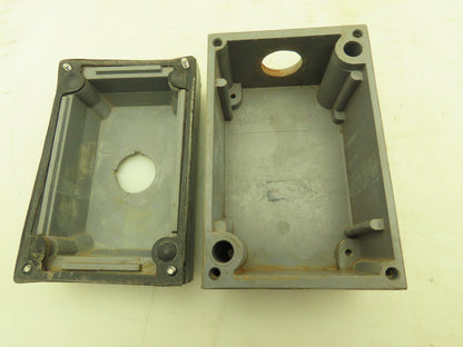 Allen Bradley 800H-R2HC4R Push Button Enclosure NEMA 4x Rosite Lot of 2