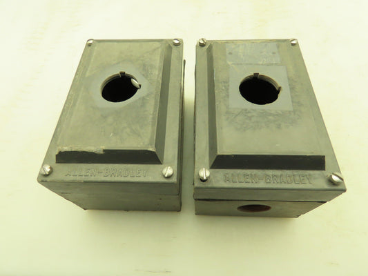 Allen Bradley 800H-R2HC4R Push Button Enclosure NEMA 4x Rosite Lot of 2