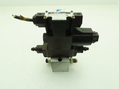 Daikin KSO-G02-3BP-30-NR Hydraulic Directional Solenoid Valve Stack 24VDC