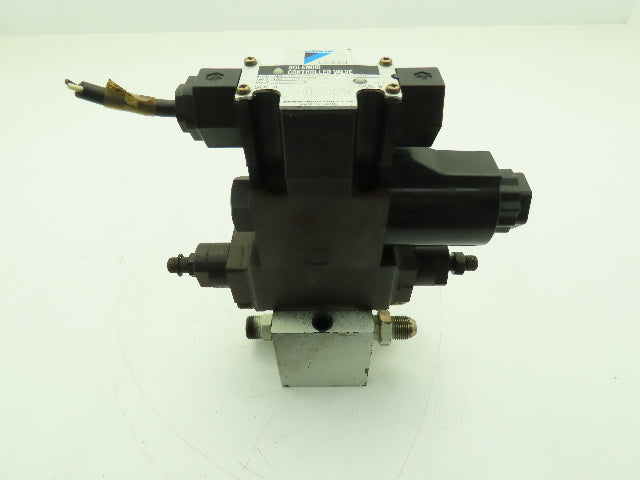 Daikin KSO-G02-3BP-30-NR Hydraulic Directional Solenoid Valve Stack 24VDC