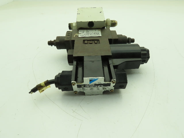 Daikin KSO-G02-3BP-30-NR Hydraulic Directional Solenoid Valve Stack 24VDC