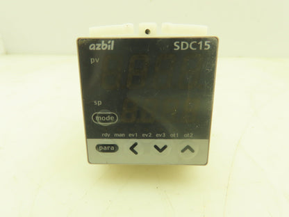 Azbil C15TV0RA0300 Temperature Controller SDC15 Digital PLC Temp Sensor
