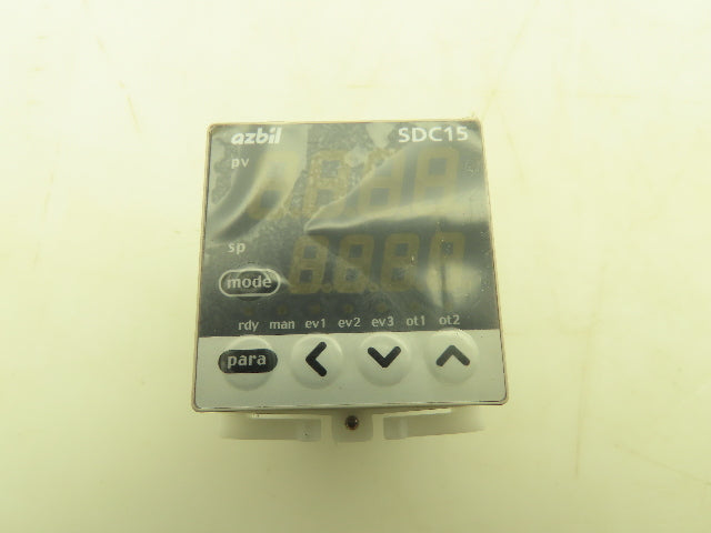 Azbil C15TV0RA0300 Temperature Controller SDC15 Digital PLC Temp Sensor