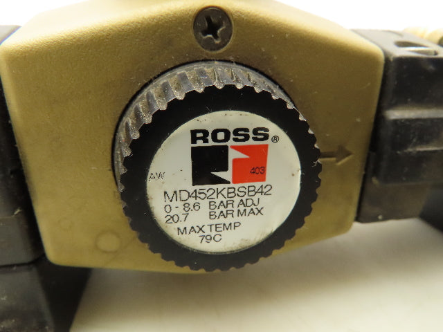 Ross MD451PSB42 Pneumatic Inline Lubricator Air Filter Regulator Assembly