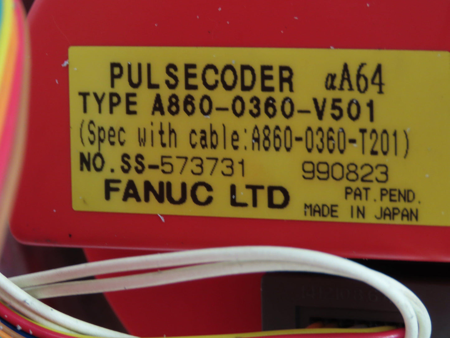 Fanuc A06B-0153-B175 AC Servo Motor 4.8kW 17A 3000 RPM 168V 3PH