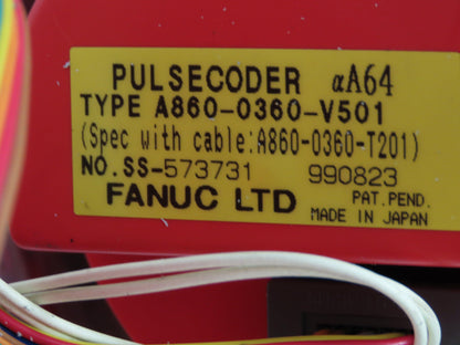Fanuc A06B-0153-B175 AC Servo Motor 4.8kW 17A 3000 RPM 168V 3PH
