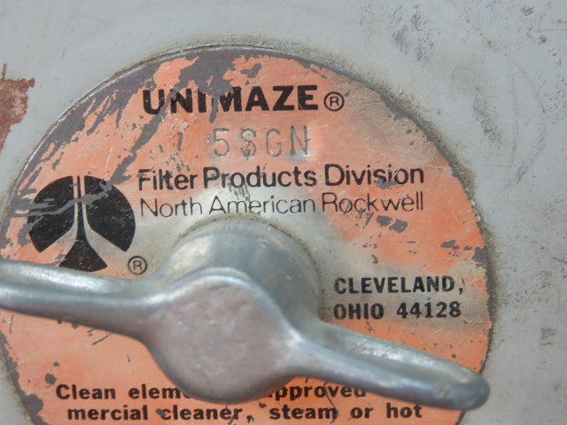 Unimaze 5SGN Filter Air Maze NB Wire Mesh Media 3" NPT Oil Mist
