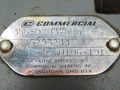 Parker Commercial 356-9203-080 Hydraulic Valves Heavy Duty Tractor Double Action