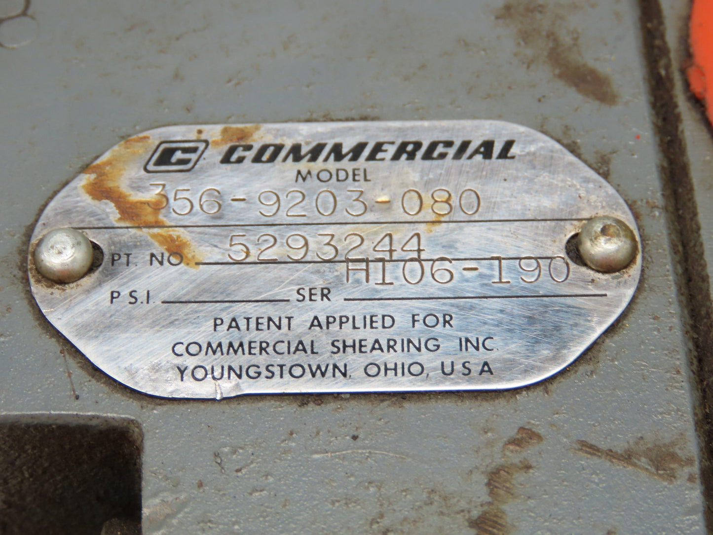 Parker Commercial 356-9203-080 Hydraulic Valves Heavy Duty Tractor Double Action