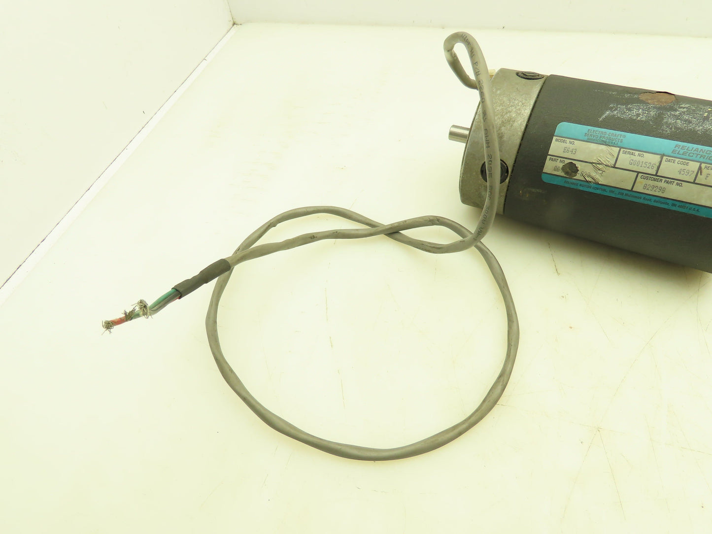 Reliance Electric E643 829298 0643-04-029 Electro Craft DC Servo Motor