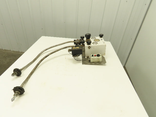 Air Products E13CP145D Nitrogen Gas Pressure Regulator Switch Changeover Panel