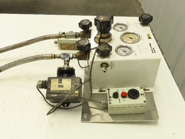 Air Products E13CP145D Helium Gas Pressure Regulator Switch Changeover Panel