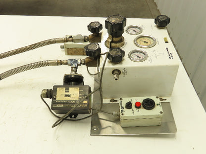 Air Products E13CP145D Helium Gas Pressure Regulator Switch Changeover Panel