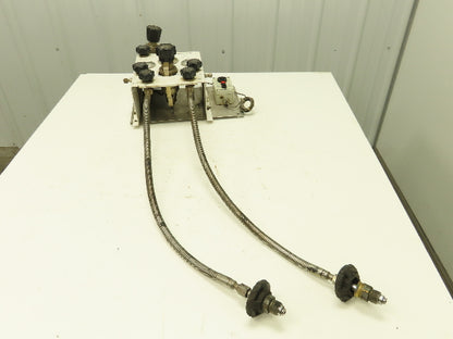 Air Products E13CP145D Helium Gas Pressure Regulator Switch Changeover Panel