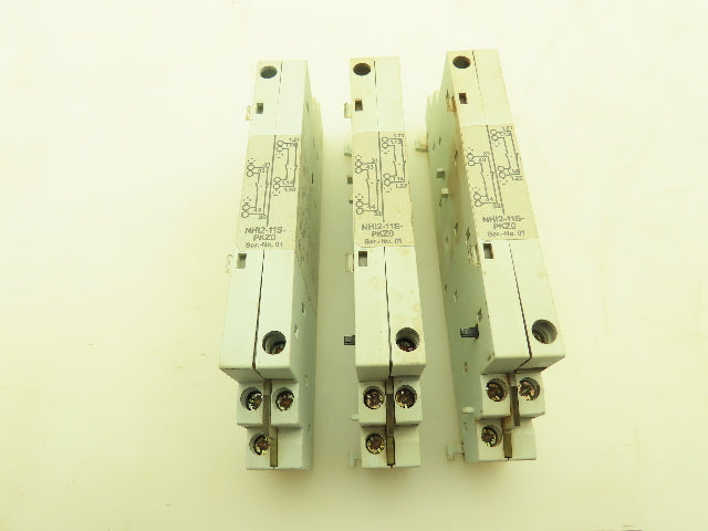 Klockner Moeller NHI2-11S-PKZ0 Motor Starter Aux Contact NO/NC Lot of 3