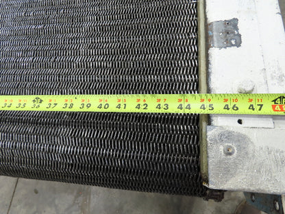 53"x 8' Chain Drive Steel Belt Conveyor 45" BF .5Hp 460V End Drive