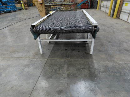 53"x 8' Chain Drive Steel Belt Conveyor 45" BF .5Hp 460V End Drive