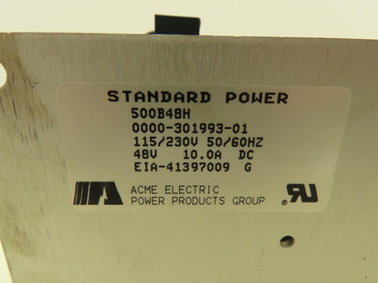 ACME 500B48H Standard Power Supply 48VDC 10A Output 115/230V Input