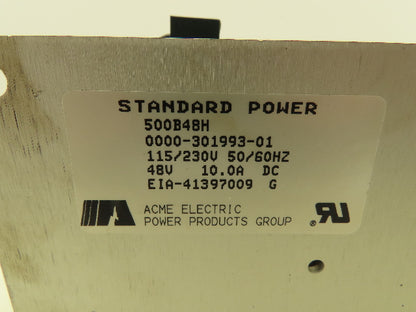 ACME 500B48H Standard Power Supply 48VDC 10A Output 115/230V Input