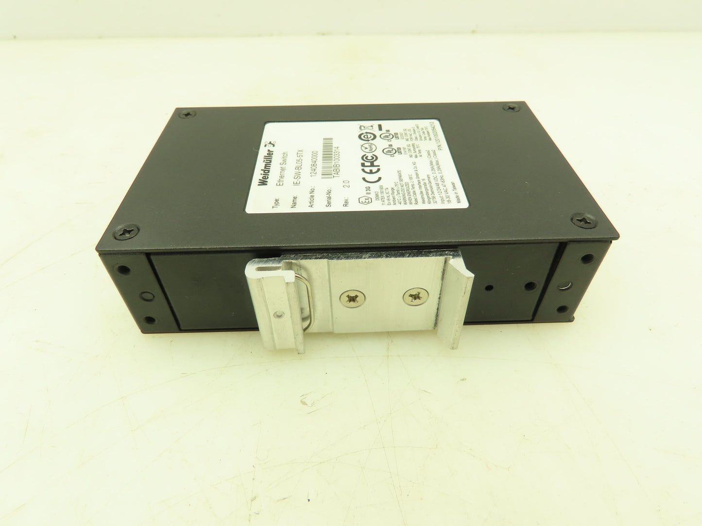 Weidmüller IE-SW-BLO5-5TX Network Switch Rev 2.0 5 Port 10/100M