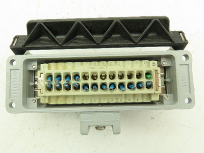 ILME CNEF 24 T Screw Terminal Insert 24-Pin Female 16A 500V CHI 24 LS Housing