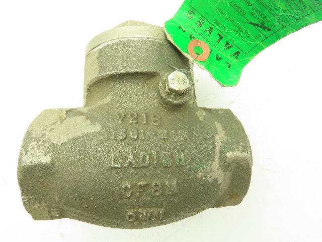 Ladish V-5260-0607-15A Swing Check Valve CF8M 1-1/2" NPT 150# 316 SS