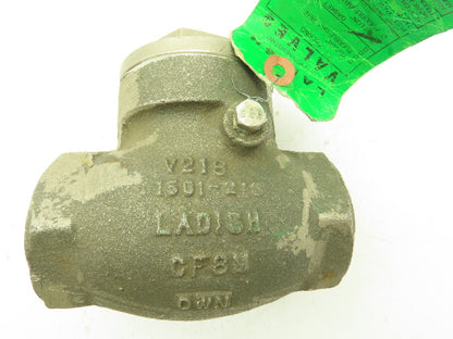 Ladish V-5260-0607-15A Swing Check Valve CF8M 1-1/2" NPT 150# 316 SS