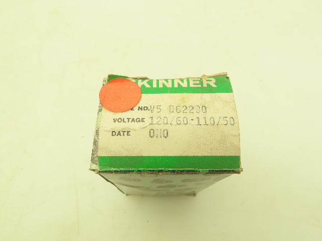 Honeywell Skinner V5D62280 Solenoid Valve 2-Way NC 1000 PSI 120V Coil 1/8" NPT