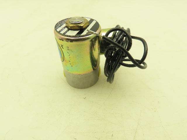 Honeywell Skinner V5D62280 Solenoid Valve 2-Way NC 1000 PSI 120V Coil 1/8" NPT