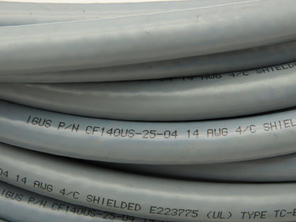 Chainflex CF140US-25-04 14AWG 4C Continuous Flex Energy Chain Tray Cable  60'