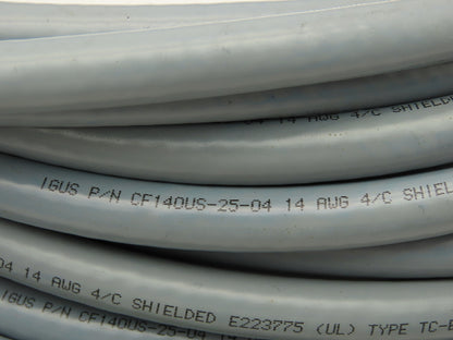 Chainflex CF140US-25-04 14AWG 4C Continuous Flex Energy Chain Tray Cable  60'