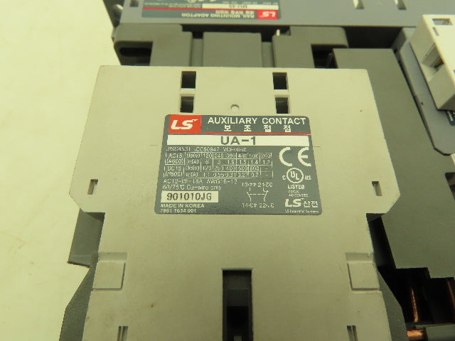 LS MMS-32H Motor Starter Contactor 1.6-2.5 Amp 3Ph MU-45 Rail Adaptor 24VDC