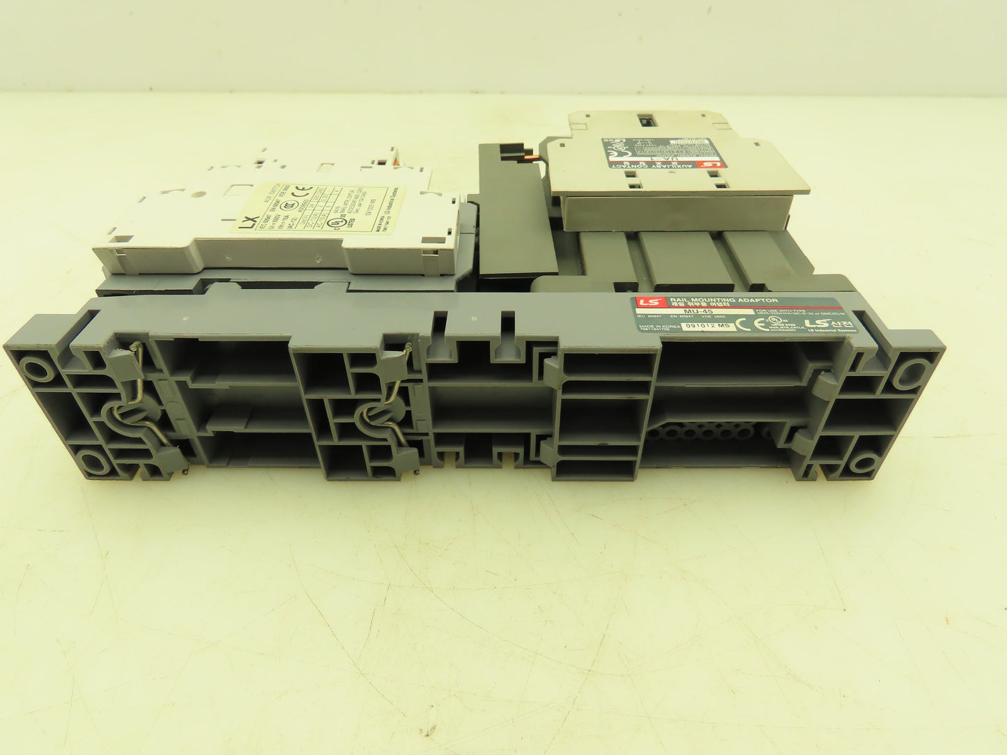 LS MMS-32H Motor Starter Contactor 1.6-2.5 Amp 3Ph MU-45 Rail Adaptor 24VDC