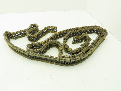 Non-Marking Rubber Top Double Strand Conveying Roller Chain 1/2" Pitch 11'