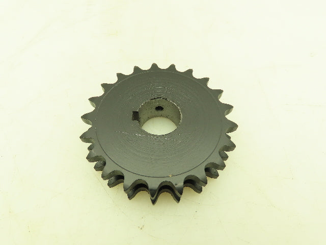 Tsubaki HD40B21 Double Strand #40 Roller Chain Sprocket 21T 1/2" Pitch 1" Bore