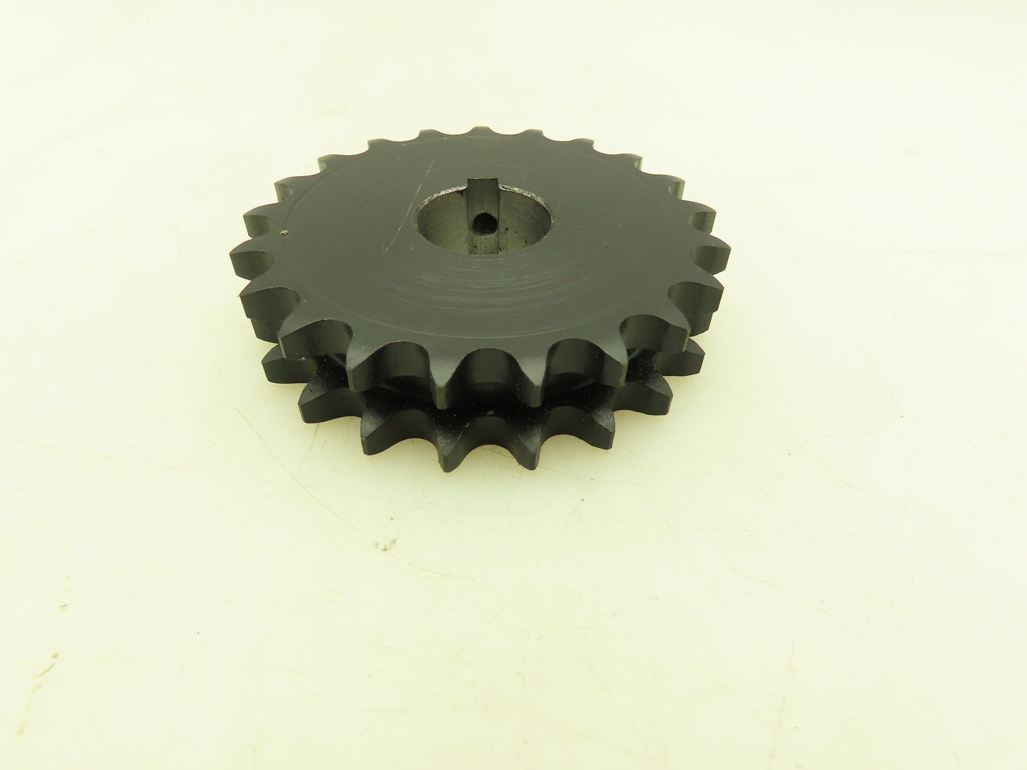 Tsubaki HD40B21 Double Strand #40 Roller Chain Sprocket 21T 1/2" Pitch 1" Bore