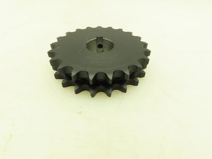 Tsubaki HD40B21 Double Strand #40 Roller Chain Sprocket 21T 1/2" Pitch 1" Bore