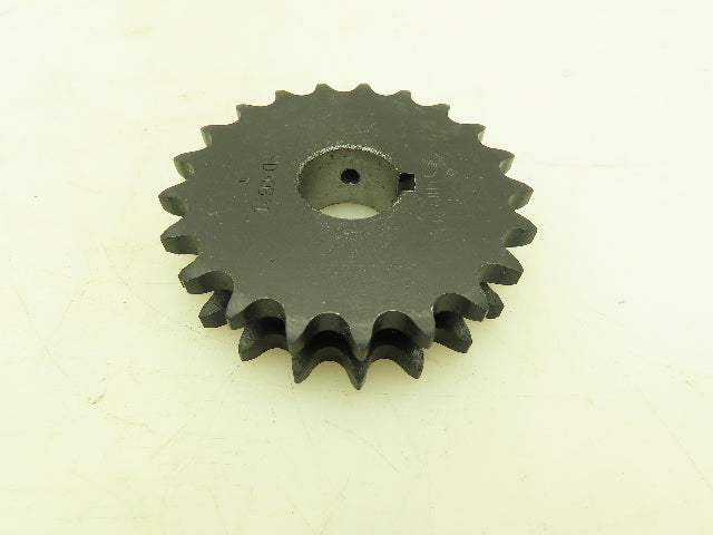Tsubaki HD40B21 Double Strand #40 Roller Chain Sprocket 21T 1/2" Pitch 1" Bore