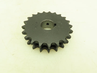 Tsubaki HD40B21 Double Strand #40 Roller Chain Sprocket 21T 1/2" Pitch 1" Bore