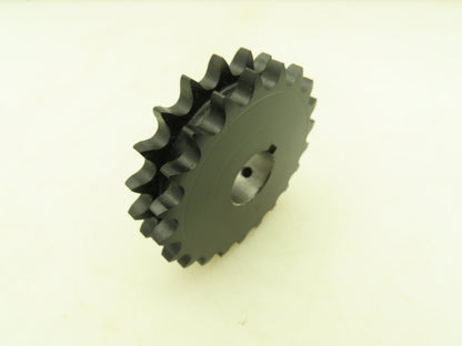 Tsubaki HD40B21 Double Strand #40 Roller Chain Sprocket 21T 1/2" Pitch 1" Bore