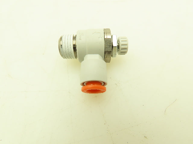SMC AS2201F-N02-07S Flow Control Push Fitting Elbow 1/4" Tube x 1/4"NPT Lot of 5