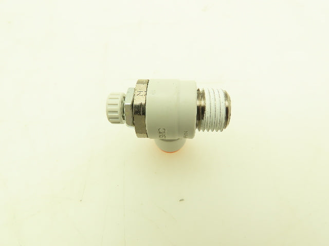 SMC AS2201F-N02-07S Flow Control Push Fitting Elbow 1/4" Tube x 1/4"NPT Lot of 5
