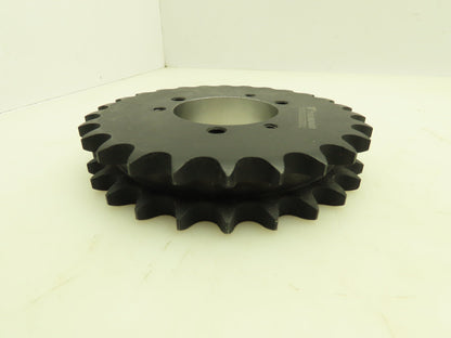 Tsubaki D50SDS26 Double Strand #50 Roller Chain Sprocket 26T 5/8" Pitch SDS QD