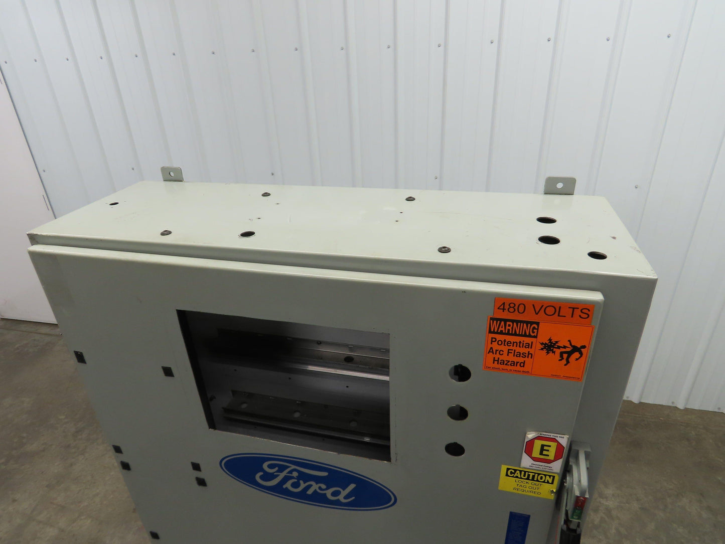 Wiegmann Freestanding Electrical Enclosure Control Panel Fusible Disc 48x38x12"