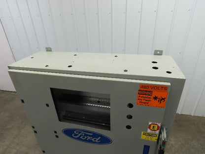 Wiegmann Freestanding Electrical Enclosure Control Panel Fusible Disc 48x38x12"