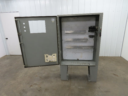 Wiegmann Freestanding Electrical Enclosure Control Panel Fusible Disc 48x38x12"
