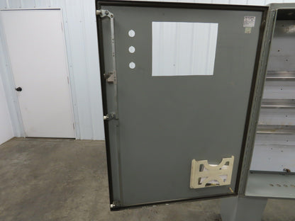 Wiegmann Freestanding Electrical Enclosure Control Panel Fusible Disc 48x38x12"