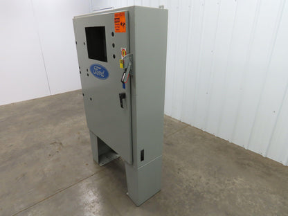 Wiegmann Freestanding Electrical Enclosure Control Panel Fusible Disc 48x38x12"