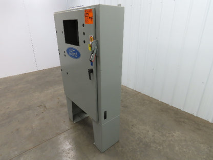 Wiegmann Freestanding Electrical Enclosure Control Panel Fusible Disc 48x38x12"